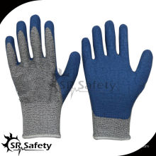 SRSAFETY blaue Gummihandschuhe Latex geschnittene Schutzhandschuh